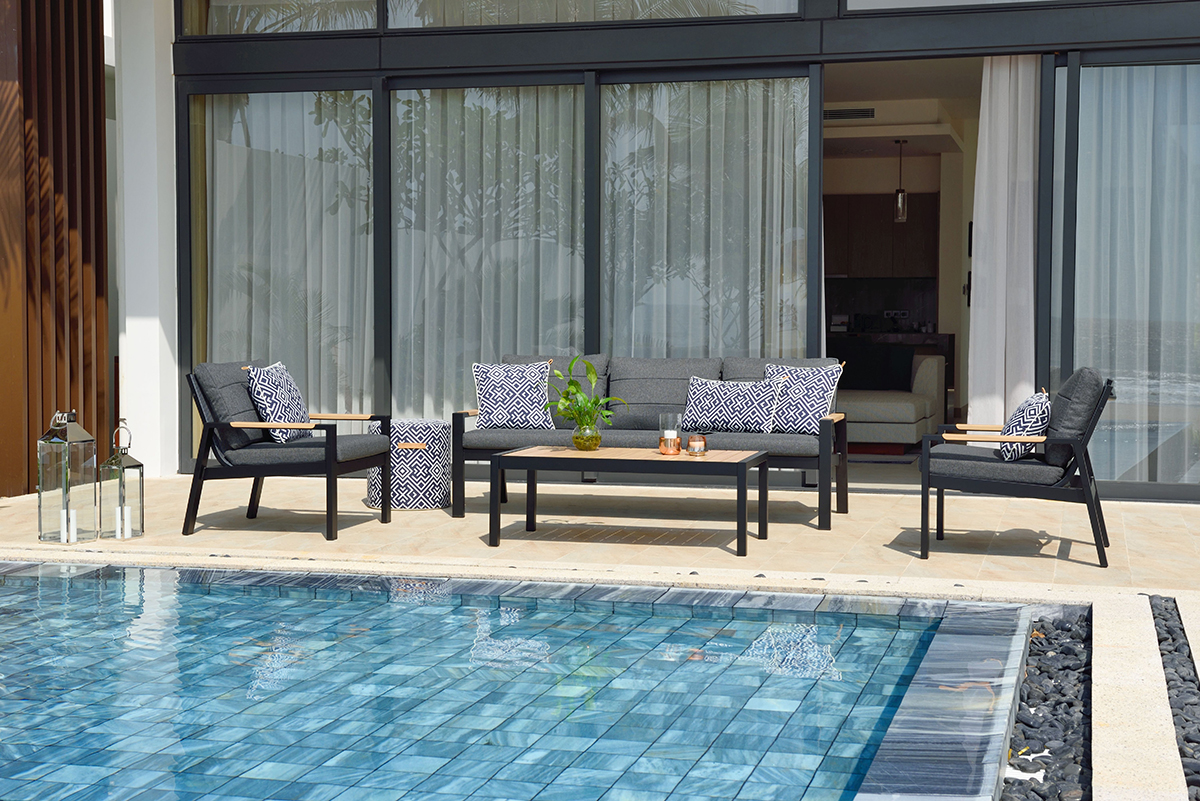 LifestyleGarden Panama Dark Lounge Set