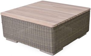 4 Seasons Outdoor Kingston Teak Corner Set in Pure Weave | Garden Furniture Online