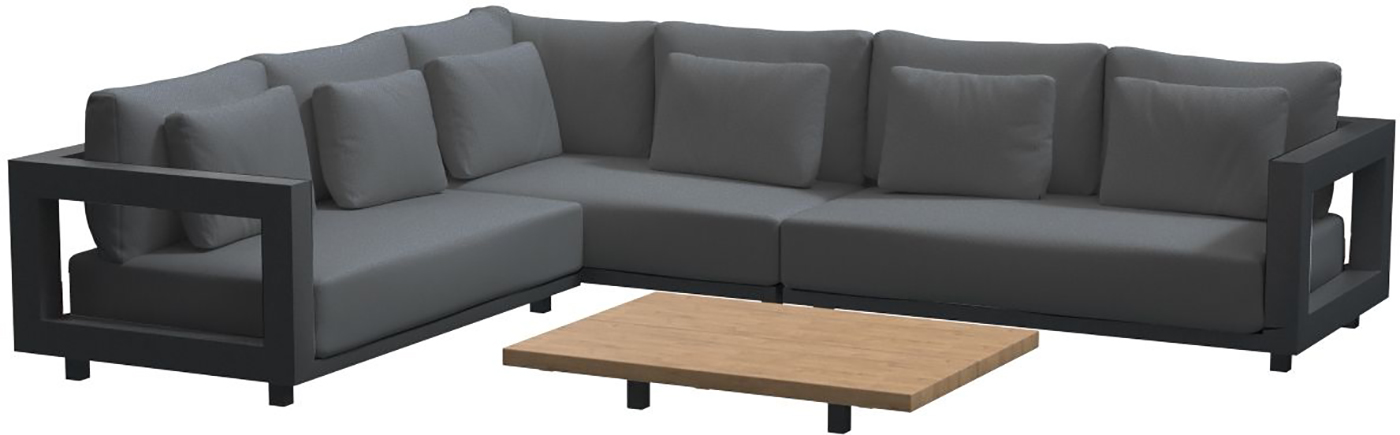 4 Seasons Outdoor Metropolitan Right Hand Corner Set