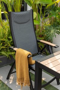 LifestyleGarden Panama 4 Seat Reclining Dining Set   Weathernet | Garden Furniture Online