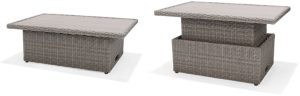 LifestyleGarden Bermuda Hi Lo Lounge Set in Grey | Garden Furniture Online