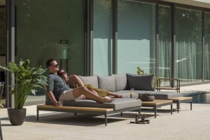 LifestyleGarden Topaz XL Corner Daybed Set | Garden Furniture Online