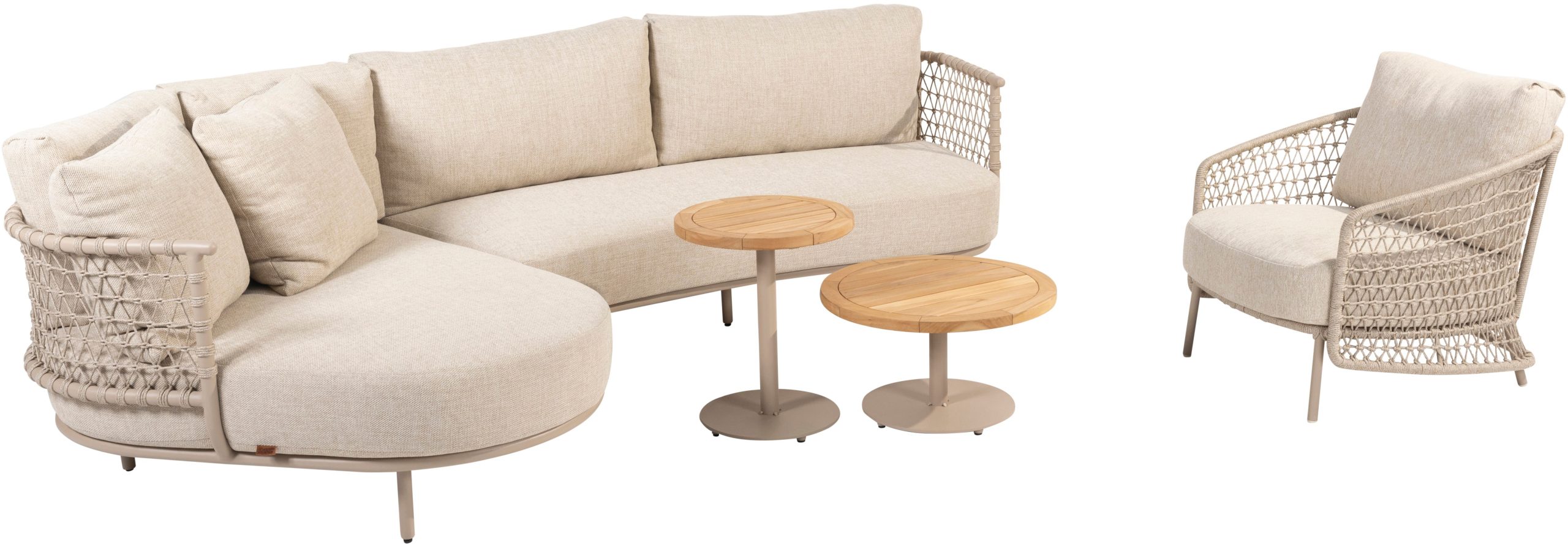 4 Seasons Outdoor Sardinia Lounge Set with Chair | Garden Furniture Online
