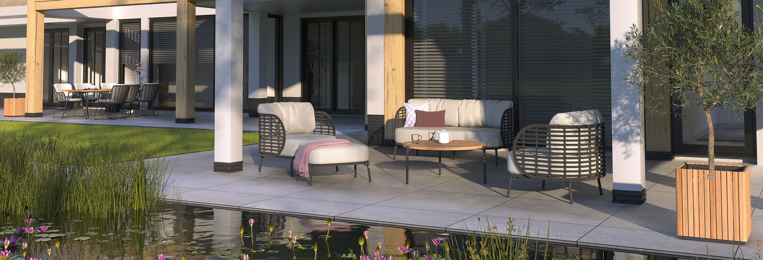 4 Seasons Outdoor Fabrice Lounge Set