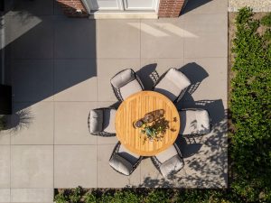 4 Seasons Outdoor Calpi 6 Seat Round Low Dining Set | Garden Furniture Online