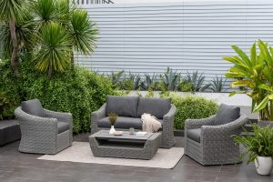 LifestyleGarden Martinique Grey Lounge Set | Garden Furniture Online