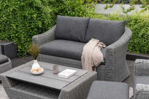 LifestyleGarden Martinique Grey Lounge Set | Garden Furniture Online