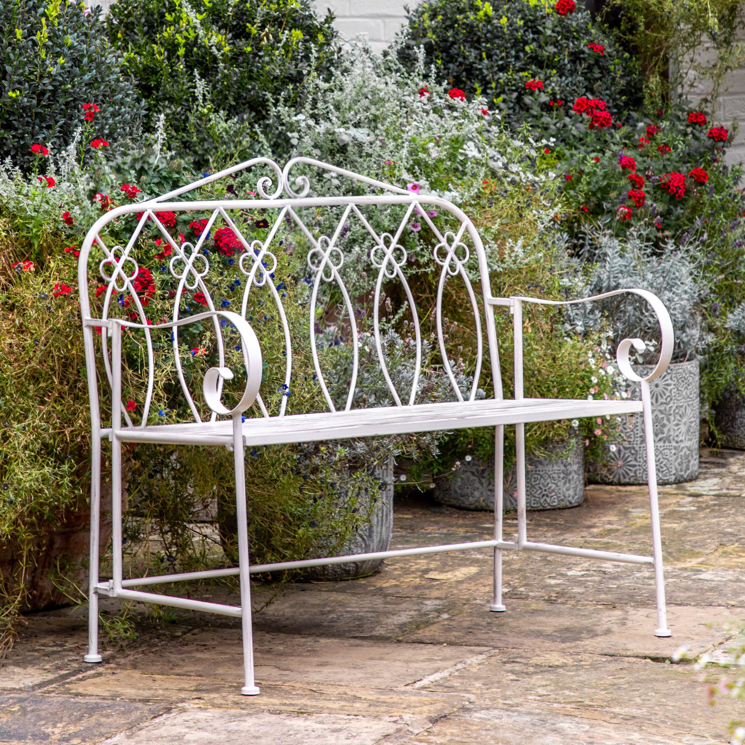 Gallery Outdoor Matera Outdoor Bench Vanilla