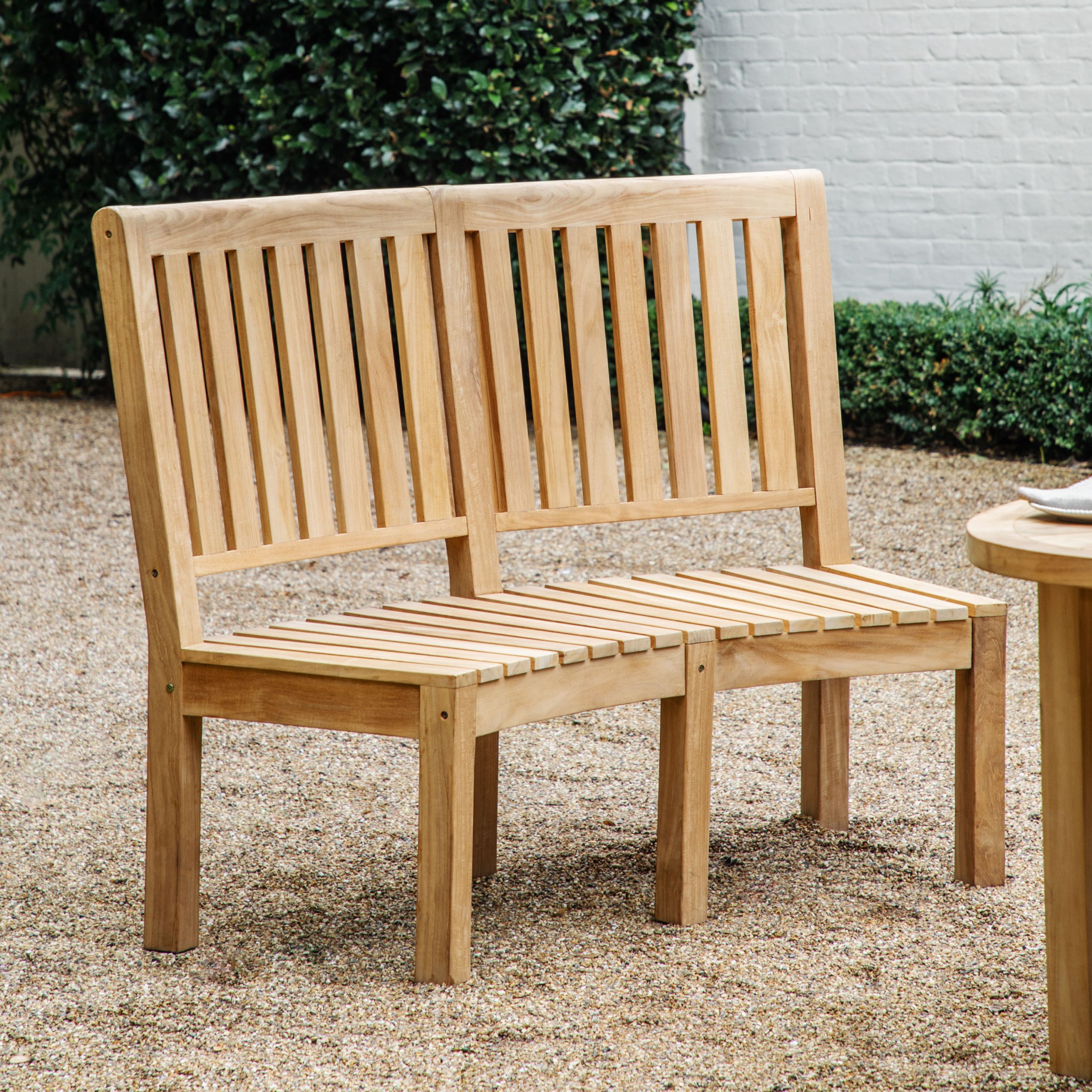 Gallery Outdoor Champillet Tall Back Bench 1540x745x1100mm