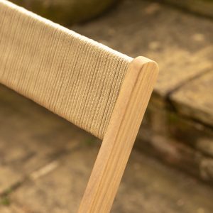 Gallery Outdoor Lindos Folding Chair Natural 2pk | Garden Furniture Online
