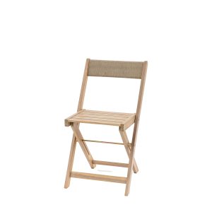 Gallery Outdoor Lindos Folding Chair Natural 2pk | Garden Furniture Online