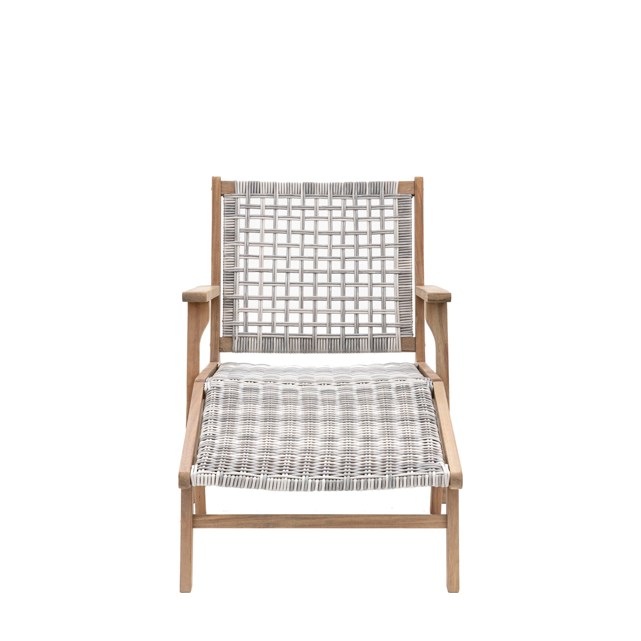 Gallery Outdoor Vatalos Lounge Chair with Footstool