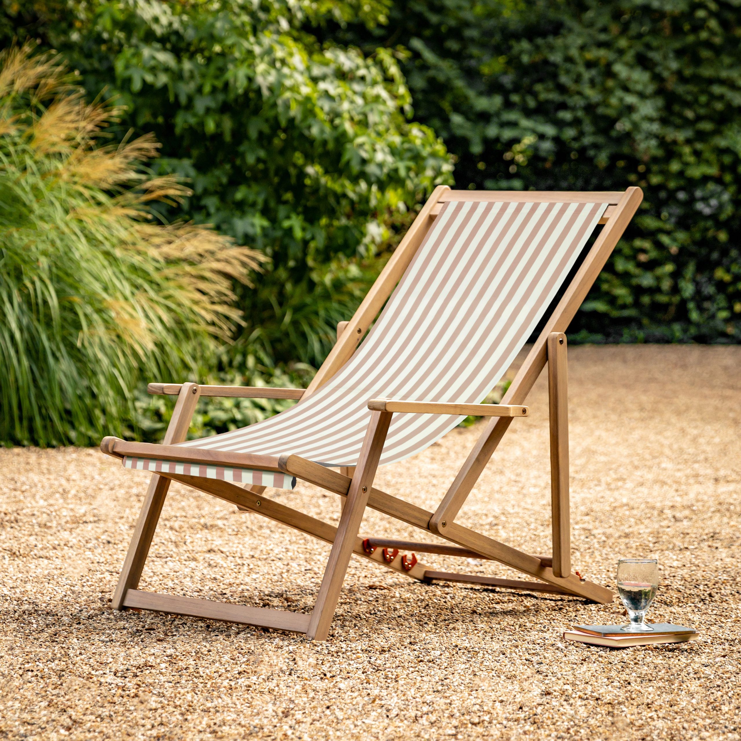 Gallery Outdoor Creta Deck Chair Clay Stripe