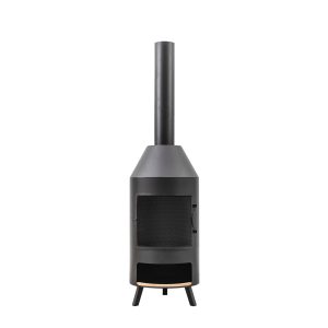 Gallery Outdoor Firenze Chiminea with Pizza Shelf 500x500x1835mm | Garden Furniture Online