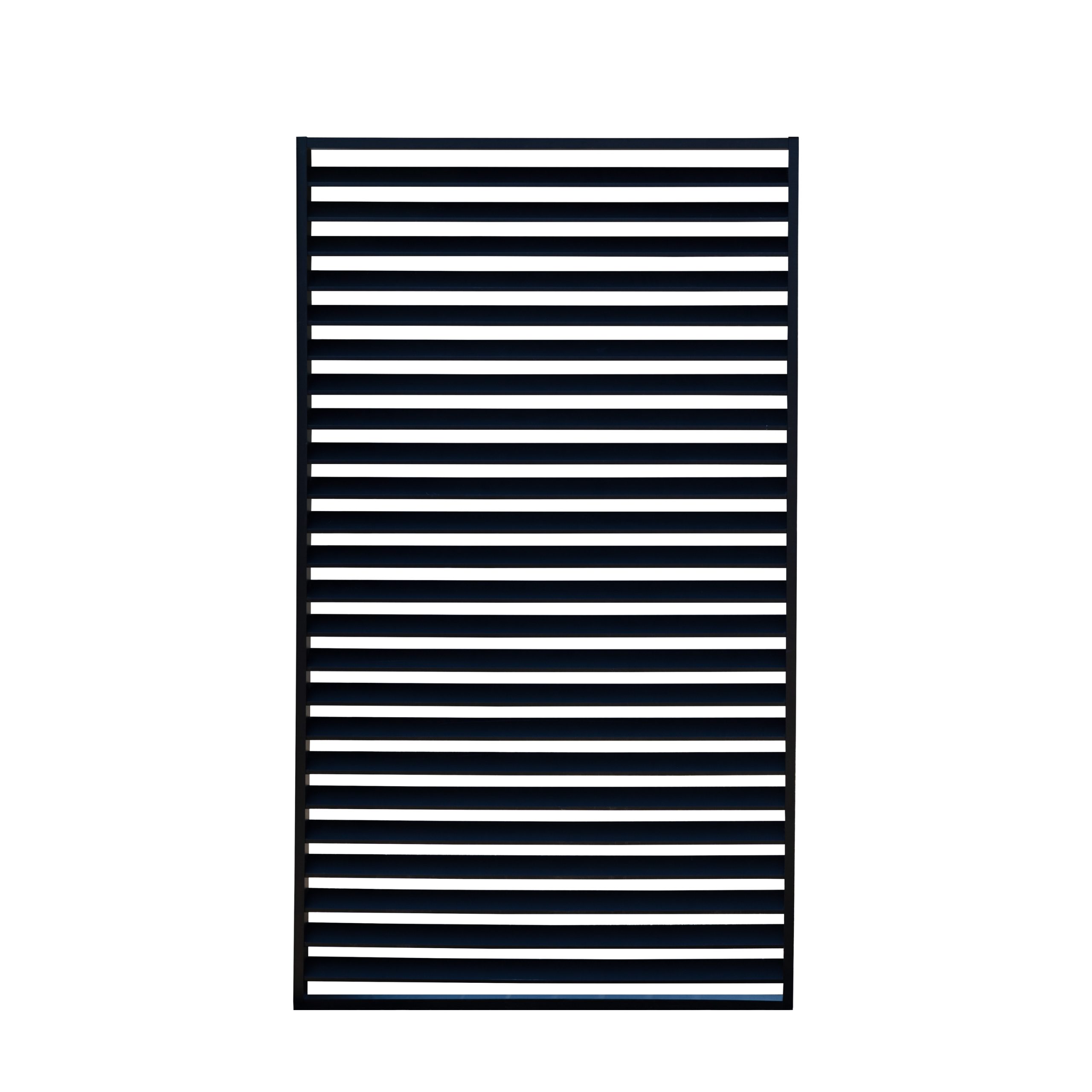 Gallery Outdoor Messina Pergola Louvre Screen Black 1230x2180mm