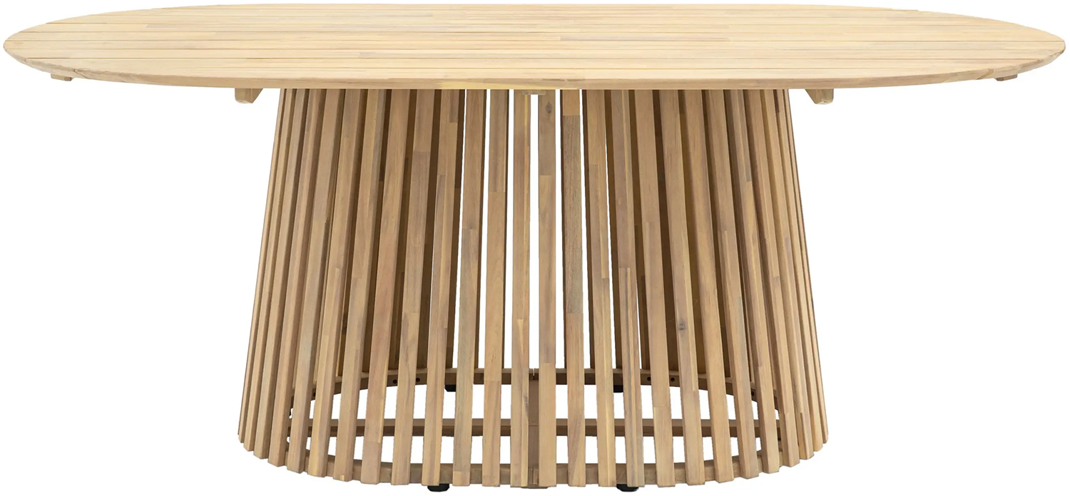 Gallery Direct Rialto Oval Dining Table 6 Seater