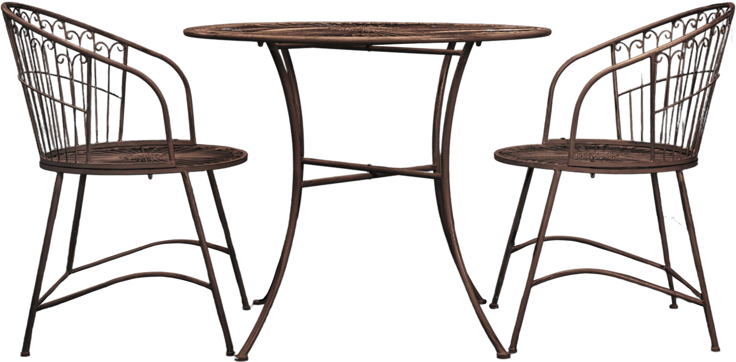 Gallery Outdoor Siracusa 2 Seater Bistro Set Noir