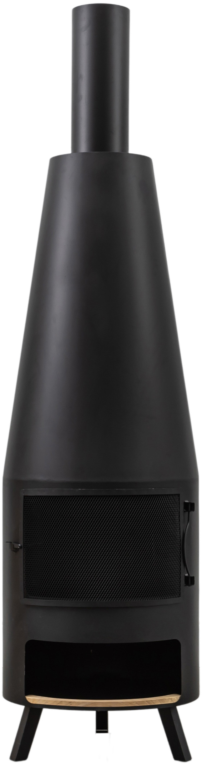 Gallery Outdoor Foligno Chiminea with Pizza Shelf 500x500x1865mm
