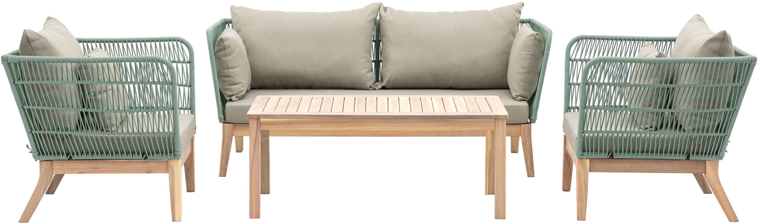 Gallery Outdoor Cataldo Lounge Set Green